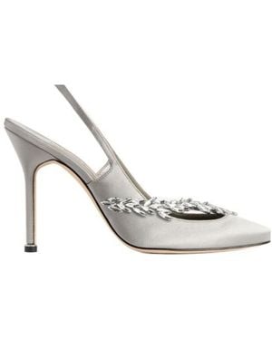 Balenciaga X Manolo Blahnik Balenciaga Manolo Blahnik Slingback - White