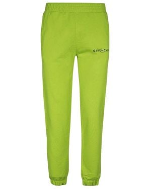Givenchy Logo Joggers - Green