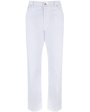 Fabiana Filippi Belt Loop Jeans - White