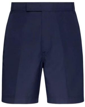 Thom Browne Pressed Crease Chino Shorts - Blue
