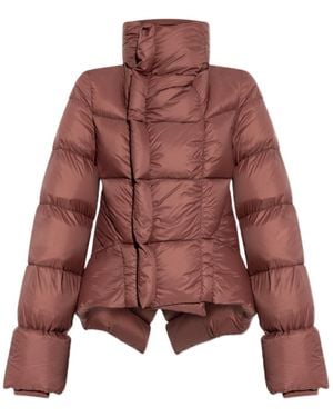 Rick Owens Naska Duvet Padded Down Jacket - Red