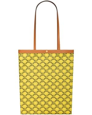 Celine Medium Flat Shopper - Yellow