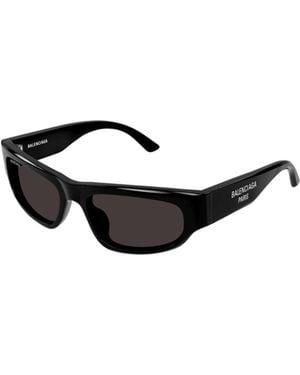 Balenciaga Bal S Rectangular Sunglasses - White
