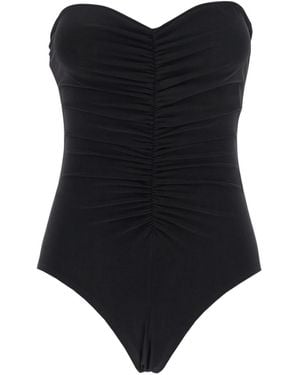 Norma Kamali Ruched Detailed Top - Black