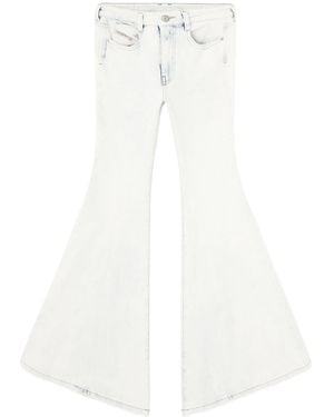 DIESEL Flare Jeans 1970 D-Bleess 0Adbs - White