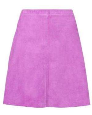Stouls Mila Suede Miniskirt - Purple
