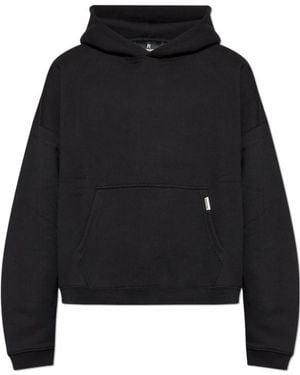 Represent Pocket Hooded Jumper - Black