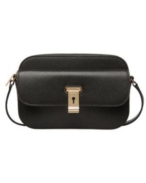 Bally Lock Me Small Crossbody Bag - Black