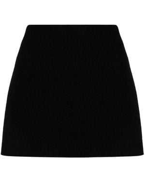 MSGM Knitted Mini Skirt - Black