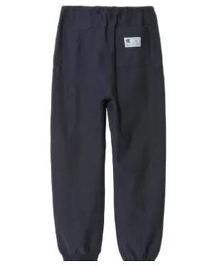 Undercover X Champion Logo-Patch Track Pants - Blue
