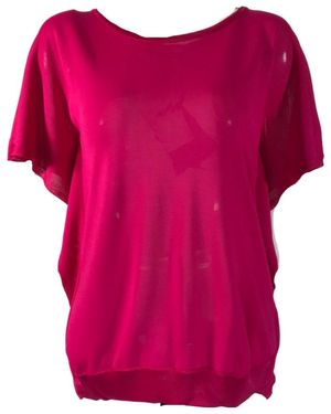 Max Mara Short-Sleeved Blouse - Pink