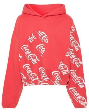 ERL Coca-Cola Print Hoodie - Red