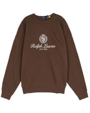 Polo Ralph Lauren Patterned Sweatshirt - Brown