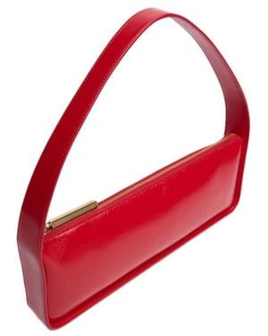 KHAITE Lori Leather Shoulder Bag - Red