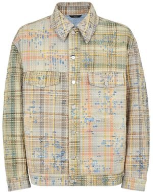 Fendi Patchwork Jeans Jacket - Natural
