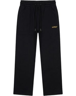 Off-White c/o Virgil Abloh Drawstring Straight-Leg Trousers - Blue