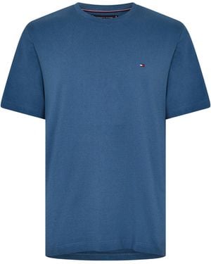 Tommy Hilfiger Logo Short Sleeve T-Shirt - Blue
