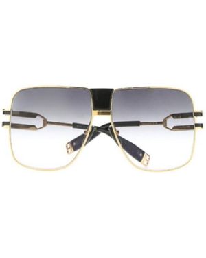 Balmain Gradient Lens Logo Sunglasses - White
