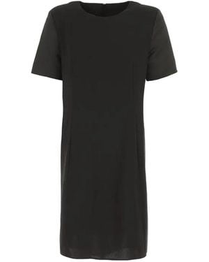 Emporio Armani Crew Neck Dress - Black