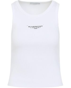 Givenchy Cotton Blend Top - White