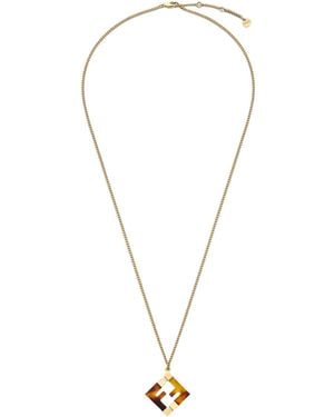 Fendi Forever Chained Necklace - Metallic