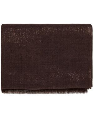 Brunello Cucinelli Solid Colour Scarf - Brown
