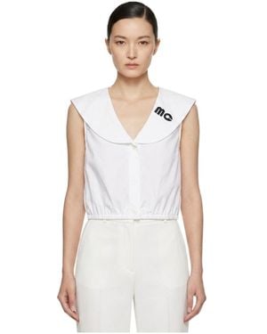 Marissa Chiara Sleeveless Vest - White