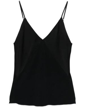 forte_forte V-Neck Straps Tank Top - Black
