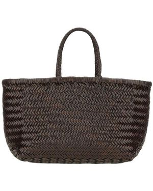 Dragon Diffusion Bamboo Triple Jump Woven Tote - Black