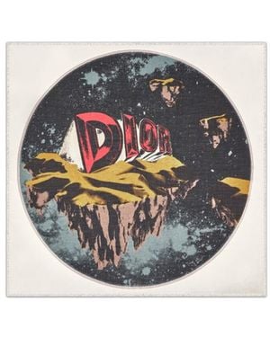 Dior Stole With Astero Motif - Blue