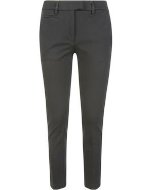 Dondup Mid-Rise Skinny Cut Pants - Gray
