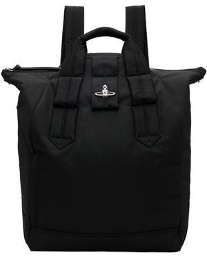 Vivienne Westwood Steven Zip-Top Backpack - Black