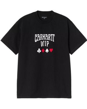 Carhartt S/S Deck Script T-Shirt - Black