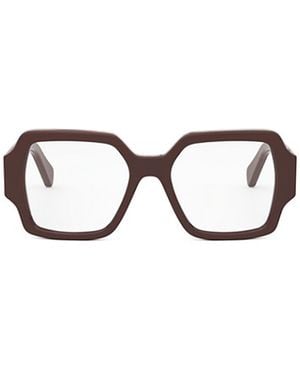 Celine Geometrically Framed Flat Mirror - White
