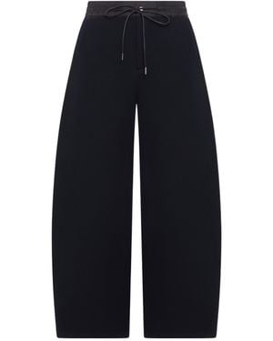 Sacai Drawstring Sponge Track Pants - Blue