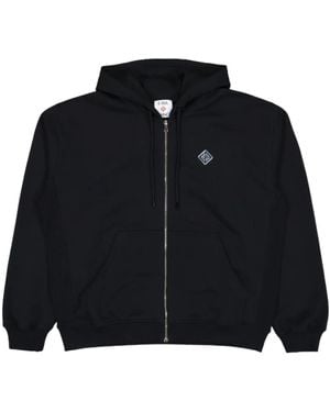 CASABLANCA Casa Chrome Full Zip Hoodie - Black