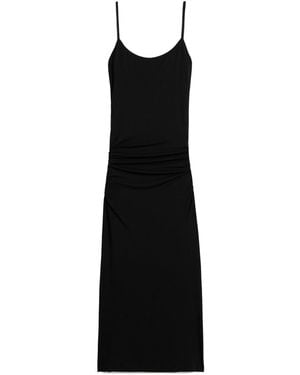 TOTEME Draped Slip Dress - Black