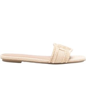 Emporio Armani Woven Sandals - Natural