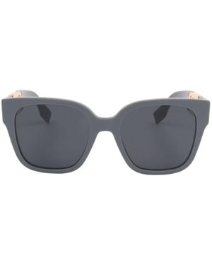 Fendi Full Frame Sunglasses - White
