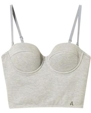 Twinset Sleeveless Tank Top - Gray