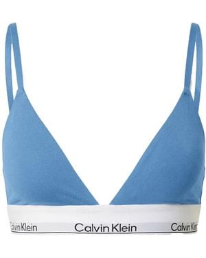 Calvin Klein Triangle Bra - Blue