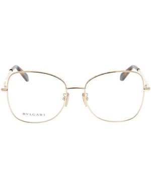 BVLGARI Bulgari Butterfly Frame Glasses - White