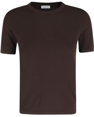 Roberto Collina Fine-Knit T-Shirt - Black