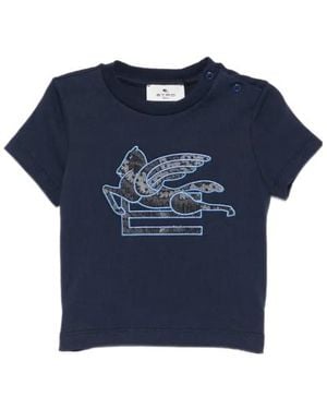 Etro Pegasus T-Shirt - Blue