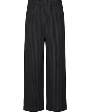 Homme Plissé Issey Miyake Homme Plissé Issey Miyake Mc May Trousers - Black