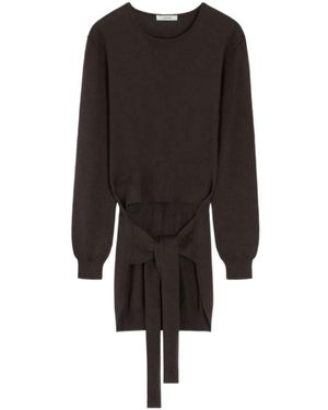 Lemaire Trompe Loeil Crew Neck Jumper - Black