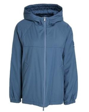 Max Mara Minimalist Hooded Jacket - Blue