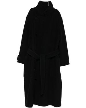 Lemaire Long-Sleeved Coat - Black