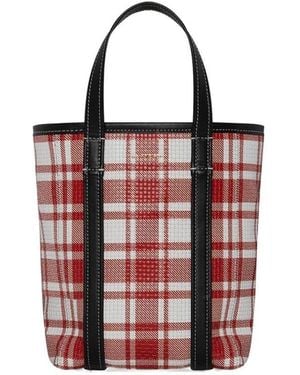 Balenciaga Barbes North-South Small Tote Bag - Red