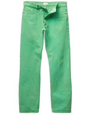 Versace Straight-Leg Jeans - Green